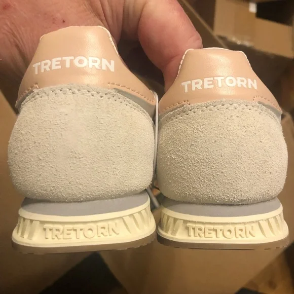 Tretorn White and Cream Athletic Shoes - Picture 4 of 8